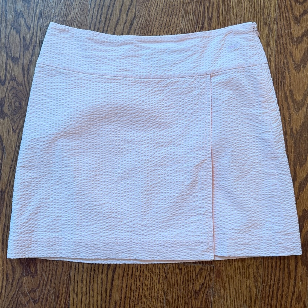 Vineyard Vines Light Pink Textured Mini Skirt